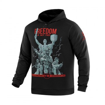 Кофта с принтом M-Tac Hoodie Freedom, Black