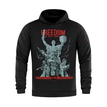 Кофта с принтом M-Tac Hoodie Freedom, Black