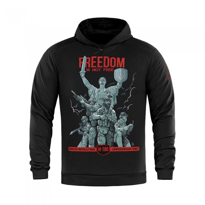 Кофта з принтом M-Tac Hoodie Freedom, Black Кофта з принтом M-Tac Hoodie Freedom, Black