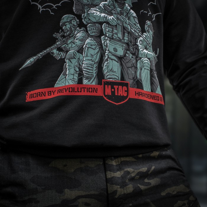 Кофта з принтом M-Tac Hoodie Freedom, Black Кофта з принтом M-Tac Hoodie Freedom, Black