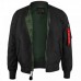 Куртка Mil-Tec US Summer MA1 Flight Jacket, Black