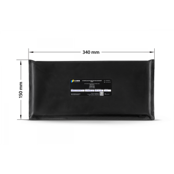 Балістичні пакети під камербанди U-WIN BASE, Black, 82-117см