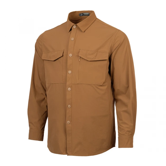 Рубашка GEN2 Outdoor Stretch Rip-Stop Нейлон, Coyote Рубашка GEN2 Outdoor Stretch Rip-Stop Нейлон, Coyote