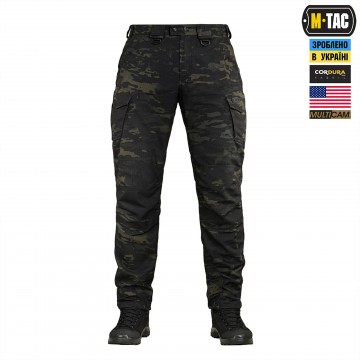 Штани тактичні демісезонні M-Tac Aggressor Elite NYCO Extreme, Black MultiCam