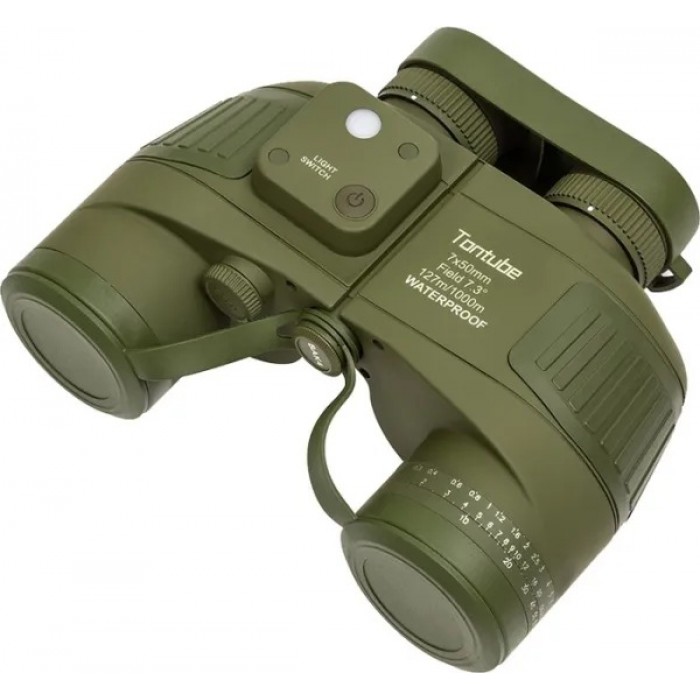 Влагостойкий бинокль Waterproof Binocular 10 × 50, Olive Влагостойкий бинокль Waterproof Binocular 10 × 50, Olive