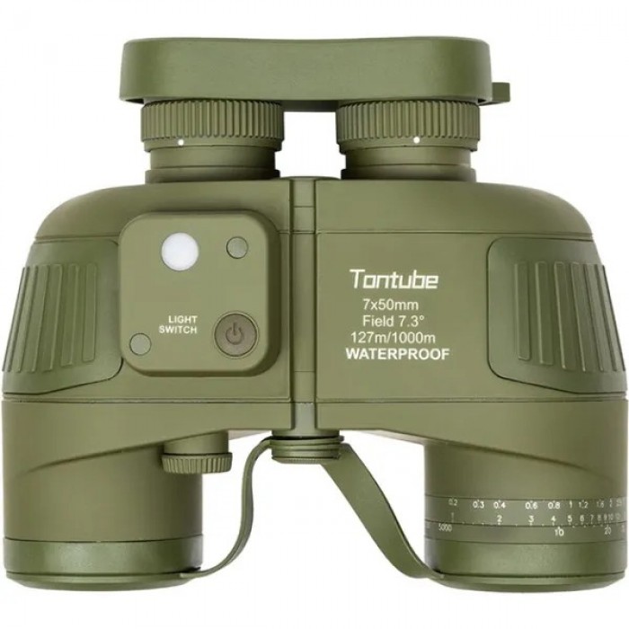 Влагостойкий бинокль Waterproof Binocular 10 × 50, Olive Влагостойкий бинокль Waterproof Binocular 10 × 50, Olive