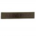Военный шеврон группа крови AB(IV) Rh(+), Dark olive