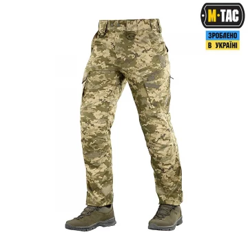 Штани тактичні демісезонні M-Tac AGGRESSOR з відсіками для наколінників, Піксель
