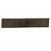 Військовий шеврон група крові A(II) Rh(-), Dark olive