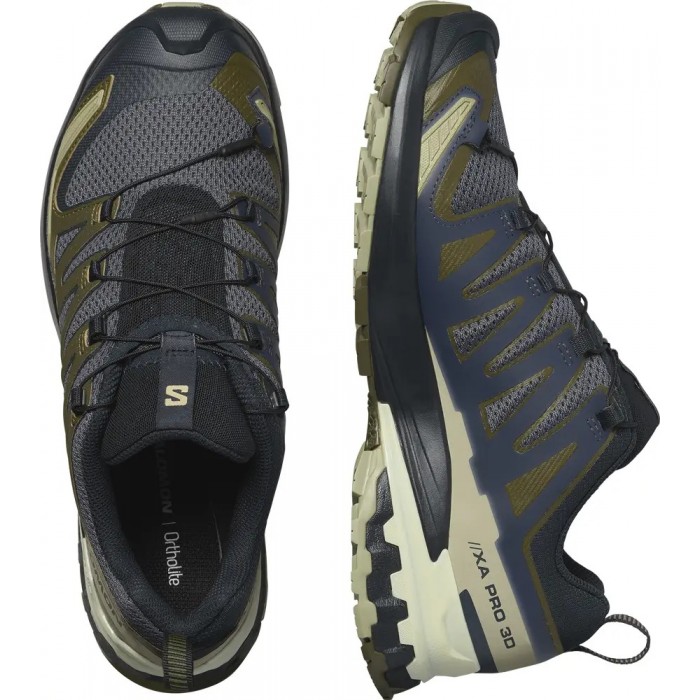 Кросівки Salomon outdoor XA PRO 3D V9, Olive/Blue Кросівки Salomon outdoor XA PRO 3D V9, Olive/Blue