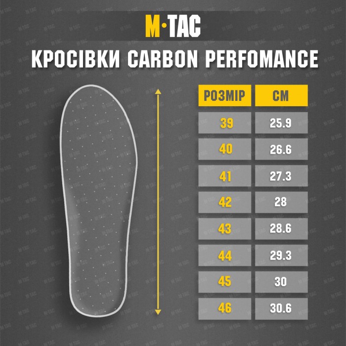 Кросівки M-Tac Carbon Perfomance, Black Кросівки M-Tac Carbon Perfomance, Black
