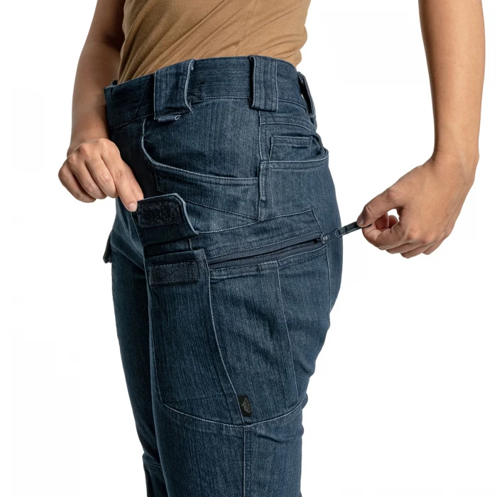 Женские демисезонные брюки Helikon Women's UTP Resized Denim Strech, Navy Blue, W28/L30 Женские демисезонные брюки Helikon Women's UTP Resized Denim Strech, Navy Blue, W28/L30