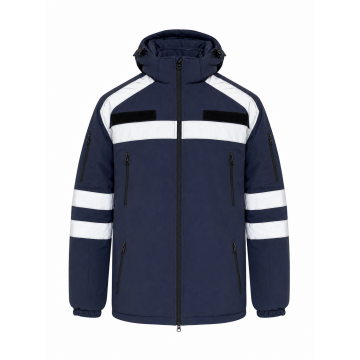 Зимова куртка Vik-Tailor з світловідбиваючими полосами, Blue