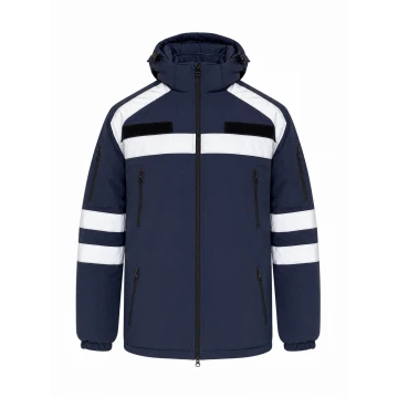 Зимова куртка Vik-Tailor з світловідбиваючими полосами, Blue