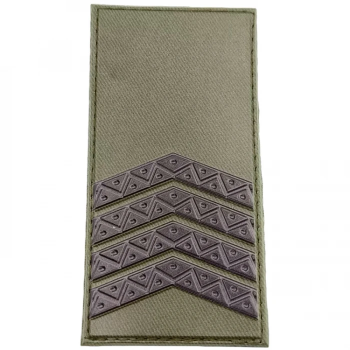 Погон ВСУ Dark старший сержант, Dark olive Погон ВСУ Dark старший сержант, Dark olive
