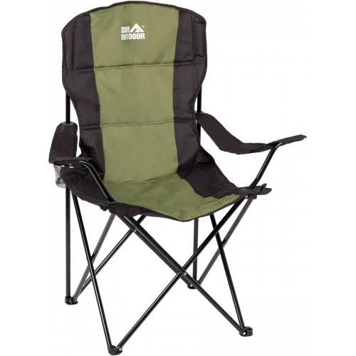 Стілець розкладний Skif Outdoor Soft Base, Black/Olive Green