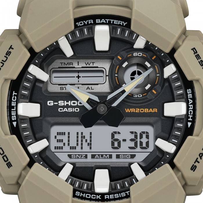 Часы CASIO GA-010-5AER, Бежевый Часы CASIO GA-010-5AER, Бежевый