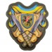 Шеврон 110 ОМБр объемный, Yellow