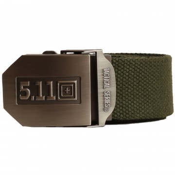 Ремень ХБ с бляхой 5.11, Olive