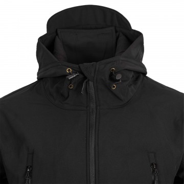 Тактична Куртка Softshell Shark Skin Silver Knight, Black