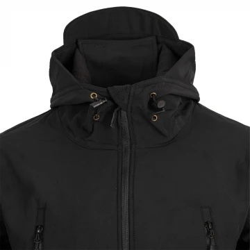 Тактическая Куртка Softshell Shark Skin Silver Knight, Black