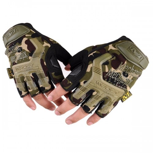 Перчатки тактические безпалые Mechanix M-Pact Gloves Woodland, Вудленд
