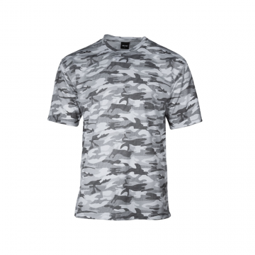 Футболка Mil-Tec MESH T-SHIRT URBAN Белая ночь