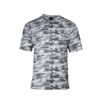 Футболка Mil-Tec MESH T-SHIRT URBAN Біла ніч