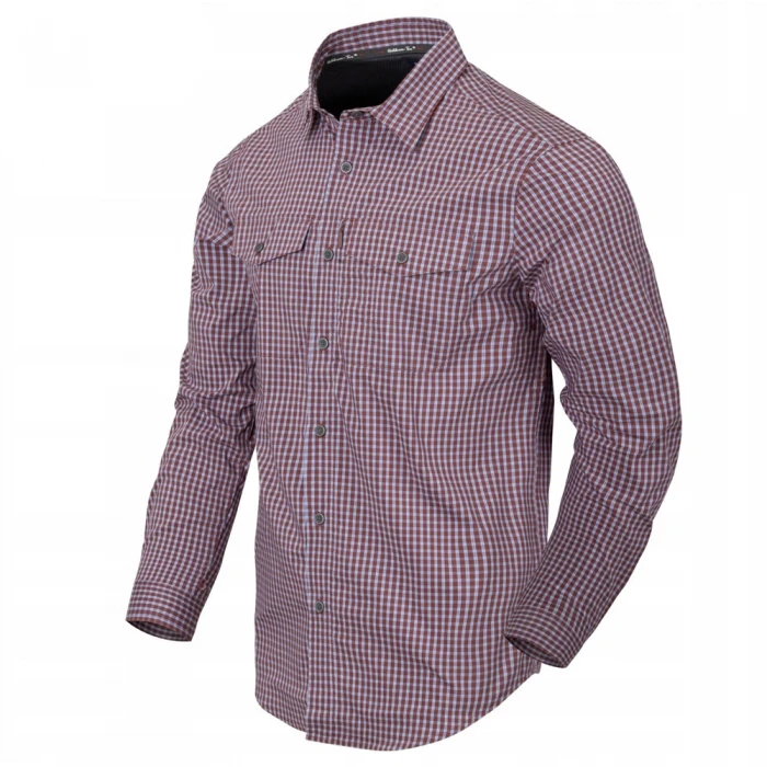 Рубашка Helikon Covert Concealed Carry - Scarlet Flame Checkered Рубашка Helikon Covert Concealed Carry - Scarlet Flame Checkered