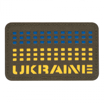 M-Tac нашивка Ukraine Laser Cut Ranger Green/Yellow/Blue