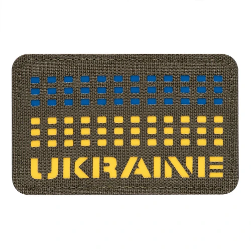 M-Tac нашивка Ukraine Laser Cut Ranger Green/Yellow/Blue