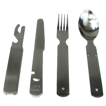 Столовий набір армійський MIL-TEC Army Eating Utensil 3-pc Нержавійка