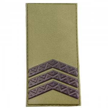 Объемный погон ВСУ сержант сержант, Olive