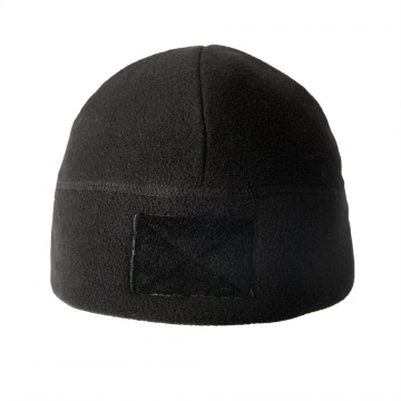 Шапка флісова без відвороту Vik-Tailor з липучками Чорна, Black