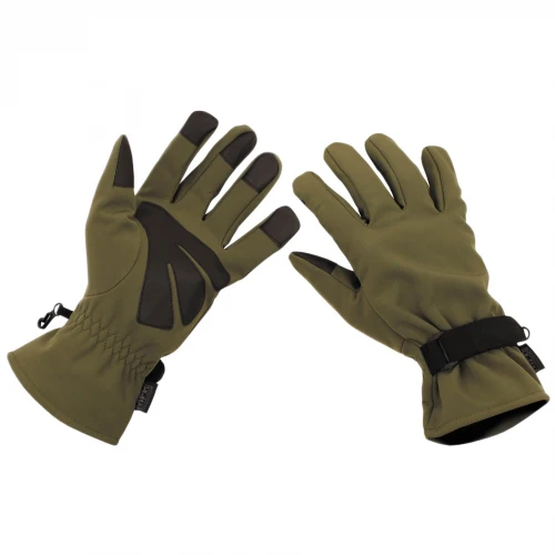 Перчатки сенсорные MFH SoftShell Оливковые