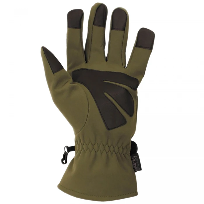 Перчатки сенсорные MFH SoftShell Оливковые Перчатки сенсорные MFH SoftShell Оливковые