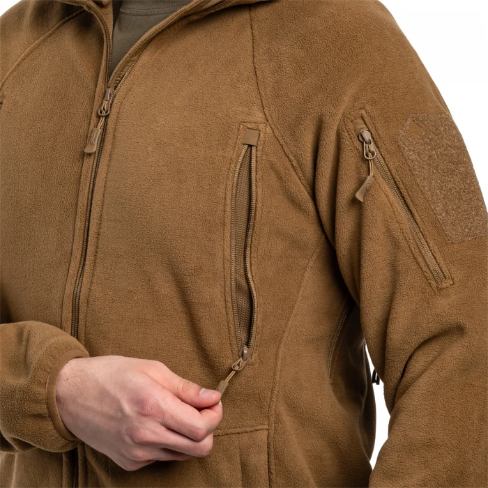 Флисовая кофта Helikon Patriot Mk2 Hybrid Fleece - Coyote Флисовая кофта Helikon Patriot Mk2 Hybrid Fleece - Coyote