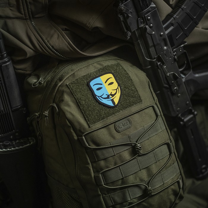 M-Tac нашивка Anonymous Black/Yellow/Blue M-Tac нашивка Anonymous Black/Yellow/Blue