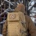 M-Tac нашивка Deus Vult 3D PVC Coyote
