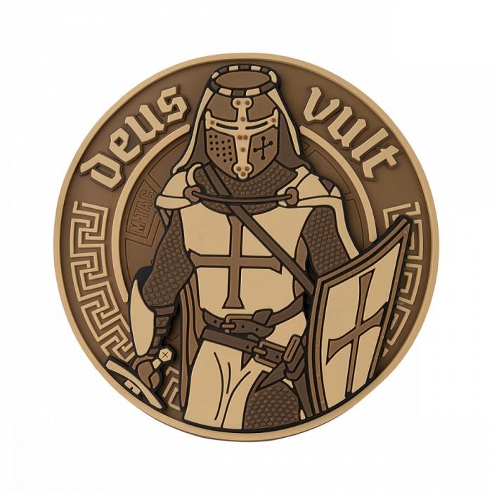 M-Tac нашивка Deus Vult 3D PVC Coyote M-Tac нашивка Deus Vult 3D PVC Coyote