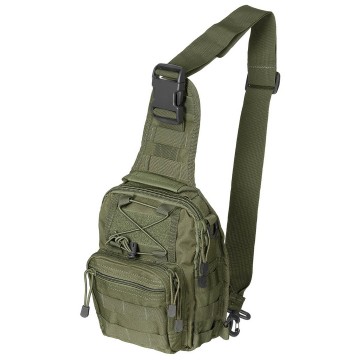 Сумка однолямкова MOLLE 7л Олива, Olive