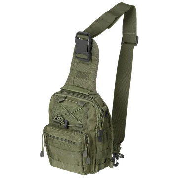 Сумка однолямкова MOLLE 7л Олива, Olive