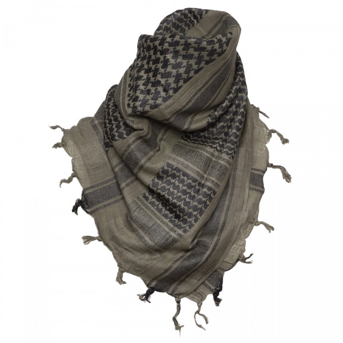 Шарф арафатка (Шемаг) SHEMAGH SCARF 110X110CM KHAKI/BLACK Олива/Черный Шарф арафатка (Шемаг) SHEMAGH SCARF 110X110CM KHAKI/BLACK Олива/Черный