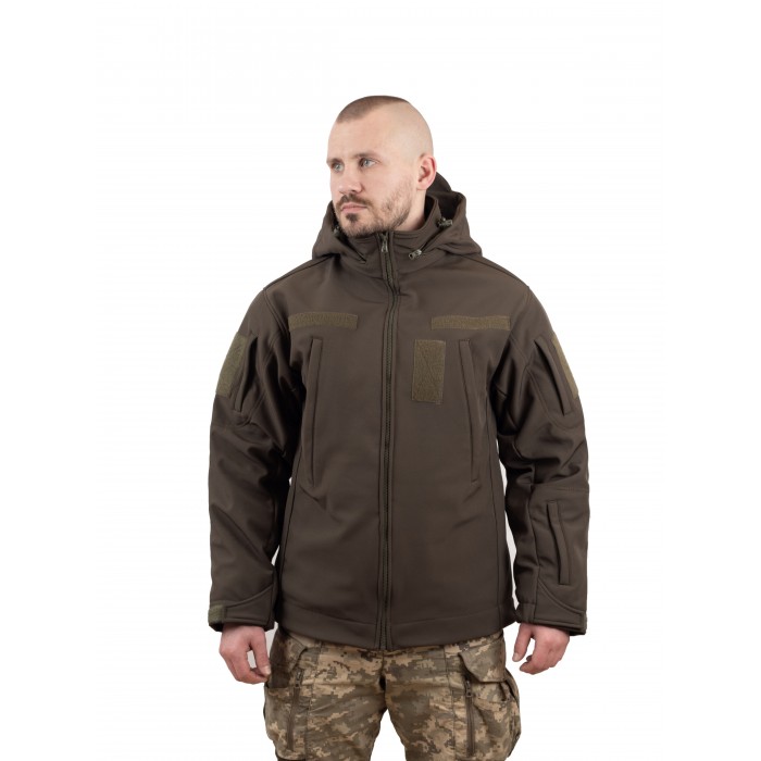Куртка Vik-Tailor с флисовой кофтой Softshell, Dark olive Куртка Vik-Tailor с флисовой кофтой Softshell, Dark olive