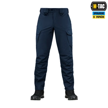 Штани тактичні демісезонні M-Tac Aggressor Gen II Flex Rip-Stop, Navy Blue