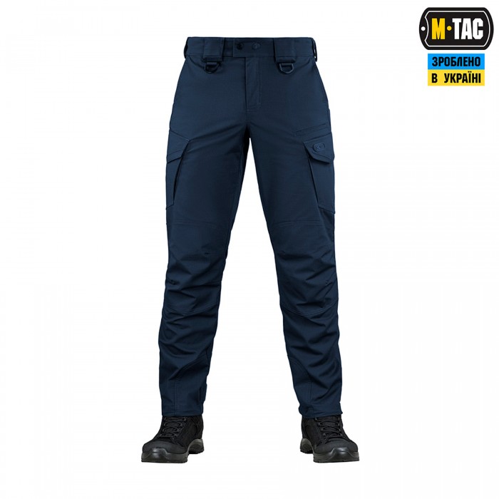 Штани тактичні демісезонні M-Tac Aggressor Gen II Flex Rip-Stop, Navy Blue Штани тактичні демісезонні M-Tac Aggressor Gen II Flex Rip-Stop, Navy Blue