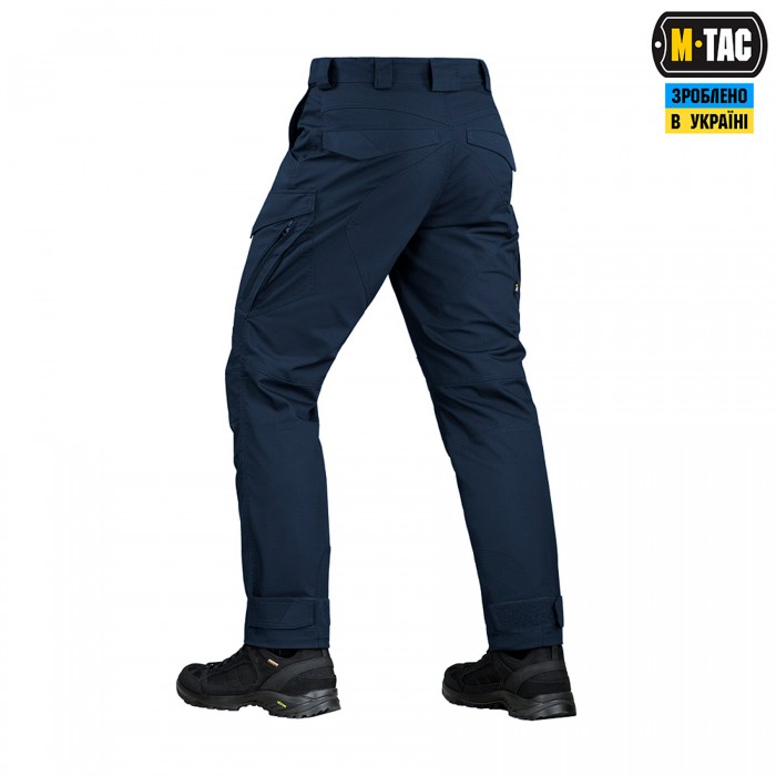 Штани тактичні демісезонні M-Tac Aggressor Gen II Flex Rip-Stop, Navy Blue Штани тактичні демісезонні M-Tac Aggressor Gen II Flex Rip-Stop, Navy Blue