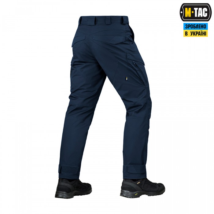 Штани тактичні демісезонні M-Tac Aggressor Gen II Flex Rip-Stop, Navy Blue Штани тактичні демісезонні M-Tac Aggressor Gen II Flex Rip-Stop, Navy Blue