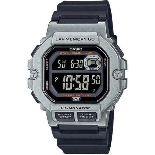 Часы Casio WS-1400H-1BVEF, Silver