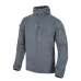 Кофта флисовая Helikon-Tex Alpha Hoodie Jacket Grid Fleece Shadow Grey, Серый